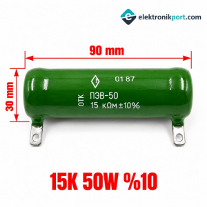 15K 50W %10 Tolerans Tel Sarımlı Güç Direnci