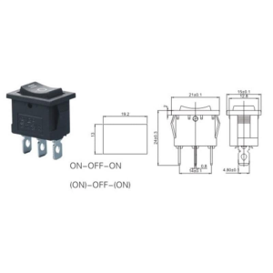 IC-123 On Off On Anahtar 3P