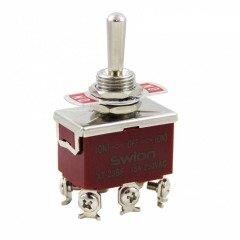 IC-160-S  TOGGLE SW. BÜYÜK BOY (ON)-OFF-(ON) 6P VİDALI YAYLI SWION 15A