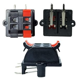 İtmeli Tip Hoparlör Terminali Dörtlü