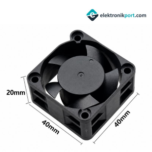5V DC 40x40x20mm Soğutucu Fan (4020 Fan)