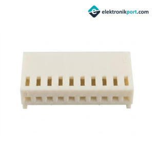 Molex 22-01-1102 10 Pin Dişi Soket Konnektör Gövdesi Krem