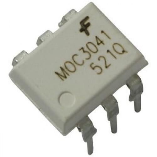 MOC3041 DIP-6 Triac Çıkışlı Optokuplör Entegresi