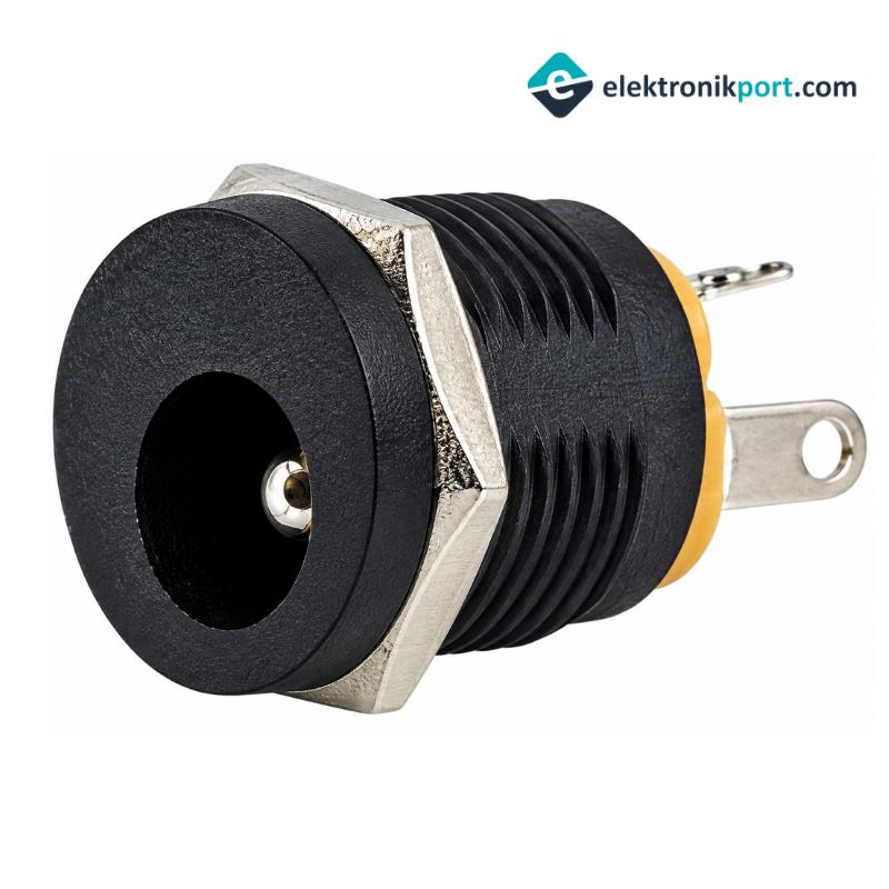 IC-257-3 DC Jak 3.0mm Somunlu 12mm