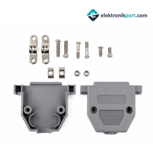 DB25 / RS232 D-Sub 25 Pin Plastik Konnektör Kutusu (Kapak)