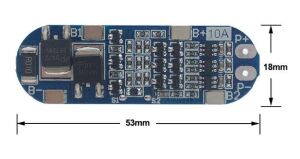 3S 10A 12.6V BMS Koruma Kartı Lityum Batarya 18650 Li-ion Lipo Protection Module