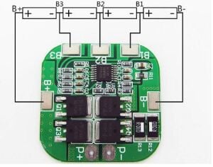 4S 20A 16,8V BMS Koruma Kartı Lityum Batarya 18650 Li-ion Lipo Protection Module