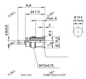 IC-239A 4mm Kırmızı Korumalı Born Jak