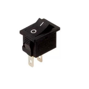 Anahtar 2 Pin Siyah (250V 6A)