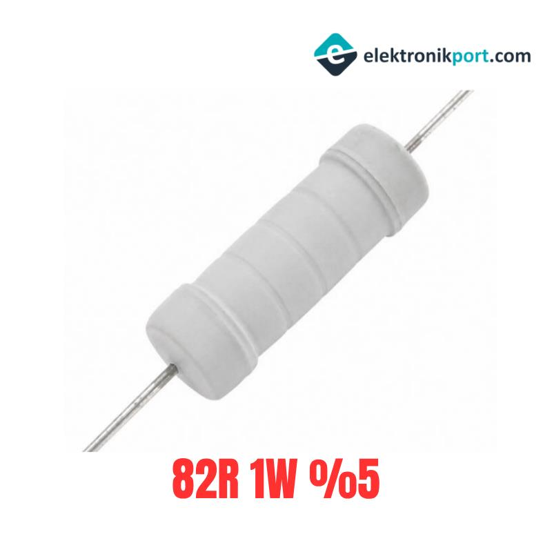 82R 1W %5 Tolerans Taş Direnç