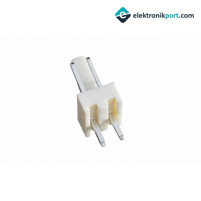 2 Pin Erkek 180' Soket Konnektör Gövdesi Krem