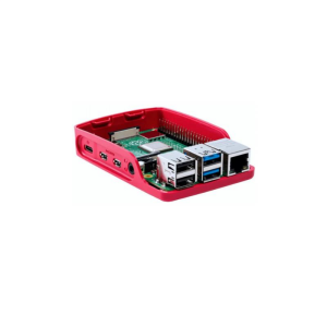 Raspberry Pi 4 Muhafaza Kutusu - Kırmızı Beyaz