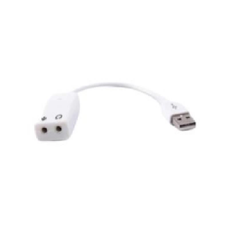 Raspberry Pi USB Ses Kart Modülü (Mikrofon ve Kulaklık Girişi)