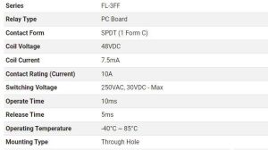 48V DC Küp Röle HRS4H-S-DC48V