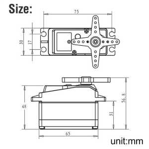 DS5160 HV 60KG 270 Derece Dijital Servo Motor