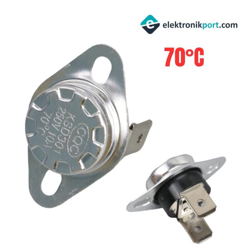 IC-269 Termostat 70˚C Normalde Kapalı Kontak (NC)