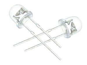 Led 4.8mm Mantar beyaz Şeffaf (10 Adet)