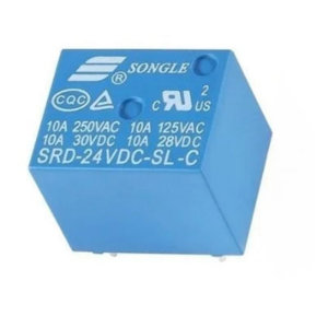 24V 10A Küp Röle Kare Röle Tek Kontak