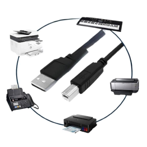 USB 2.0B Yazıcı Printer Bağlantı Kablosu 3m
