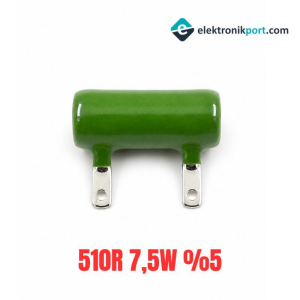 510R 7,5W %5 Tolerans Tel Sarımlı Güç Direnci