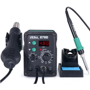 Yihua 878D 740W Sıcak Hava Üflemeli Dijital Havya İstasyonu