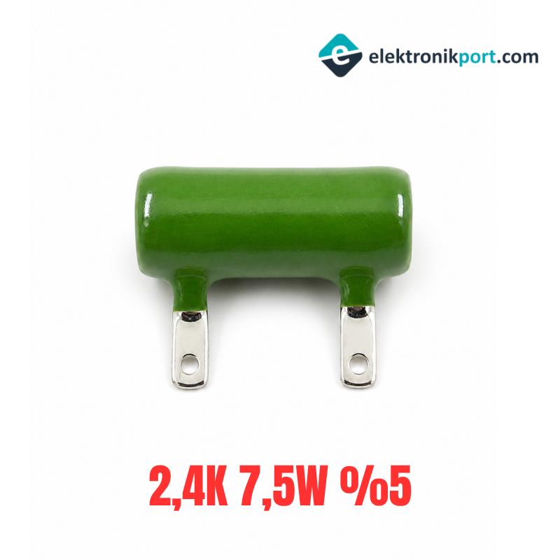 2,4K 7,5W %5 Tolerans Tel Sarımlı Güç Direnci