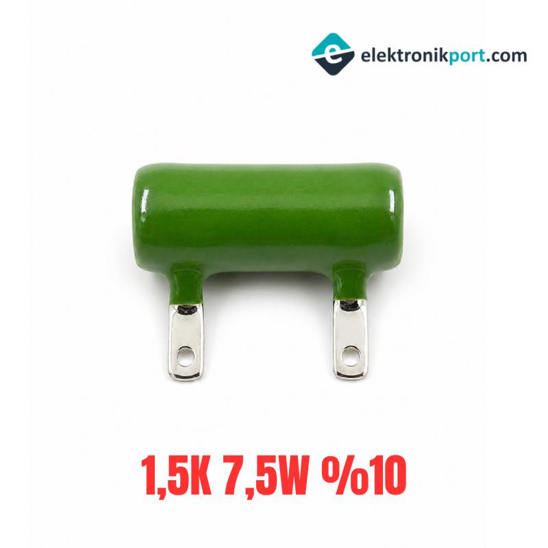 1,5K 7,5W %10 Tolerans Tel Sarımlı Güç Direnci
