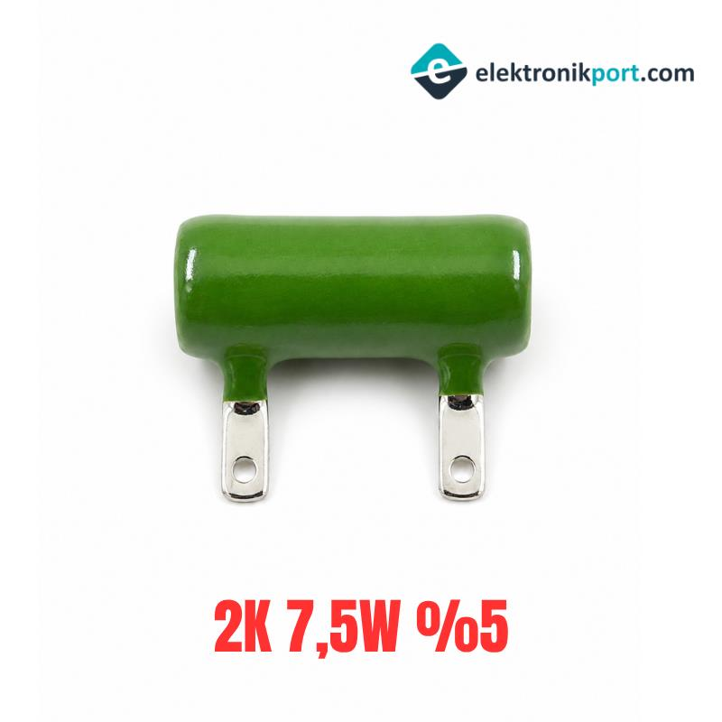 2K 7,5W %5 Tolerans Tel Sarımlı Güç Direnci