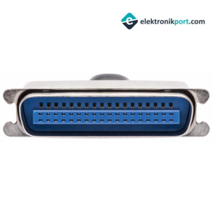 Centronics 36 Pin Erkek Konnektör 180 Derece – Metal Gövdeli, Kablolu Tip (Centronics 36 Male)