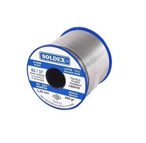 Soldex Lehim Teli 500 Gr 1,2mm Sn:63 - Pb:37 63/37