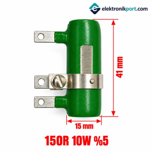 150R 10W %5 Tolerans Ayarlı Tel Sarımlı Güç Direnci