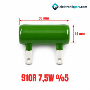 910R 7,5W %5 Tolerans Tel Sarımlı Güç Direnci