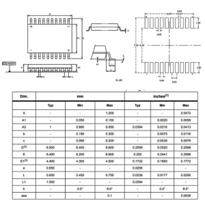 STM8S003F3P6TR Smd 8-Bit 16MHz Mikrodenetleyici Tssop-20