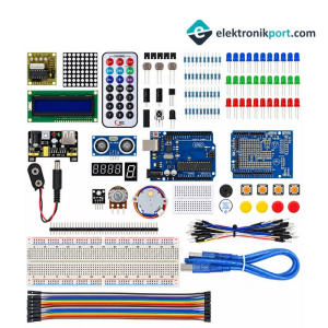 Arduino Uno R3 Full Başlangıç Seti Kutulu 145 Parça 310 Adet Set