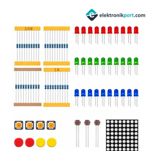 Arduino Uno R3 Full Başlangıç Seti Kutulu 145 Parça 310 Adet Set
