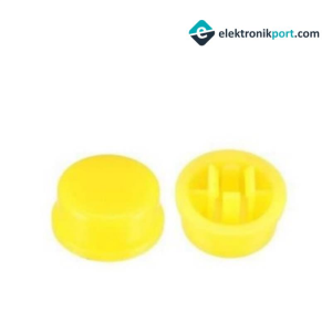 6x6 Sarı Yuvarlak Buton Kapağı