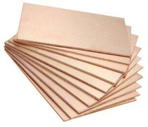 Bakır Plaket 5x10cm FR2