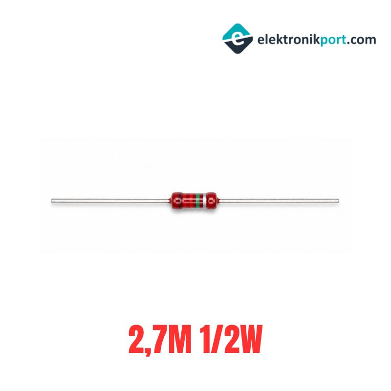 2,7M 1/2W Direnç