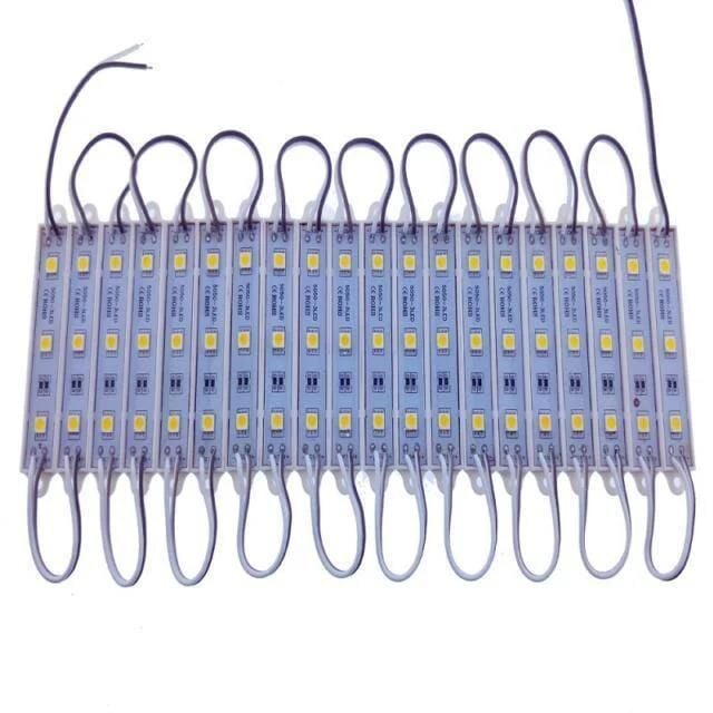 LED-Modül 5050 smd led'li 3'lü KIRMIZI 0,72W 12V DC