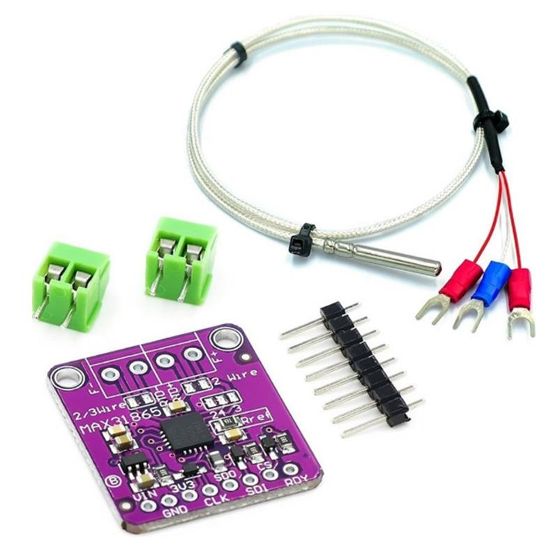MAX31865 Thermocouple Modül RTD Sıcaklık Isı Sensör Okuyucu 15 Bit ADC SPI PT1000 Termostat