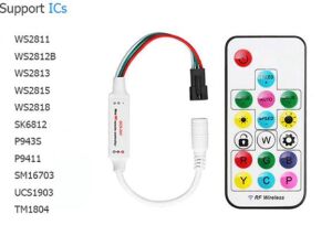 WS2812 ARGB Uzaktan Kumandalı RF Led Animasyon Kumandası