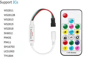 WS2812 ARGB Uzaktan Kumandalı RF Led Animasyon Kumandası