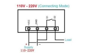 W3230 220V AC Röle Çıkışlı Dijital Termostat Sıcaklık Kontrol Cihazı