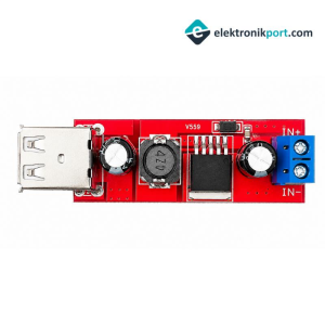 LM2596 3A Çift USB Çıkışlı Voltaj Düşürücü Regülatör Kartı - Step Down