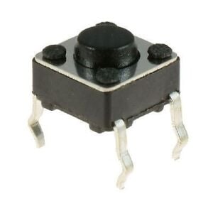 6x6x5 mm Tach Buton (4 Bacak)