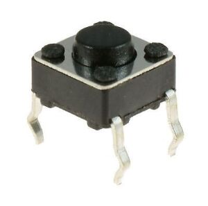 6x6x5 mm Tach Buton (4 Bacak)