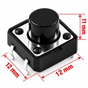 12x12x11 mm Tach Buton (4 Bacak)