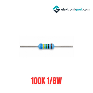 100K 1/8W Direnç - 100 Adet