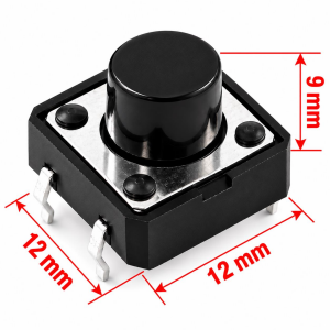 12x12x9 mm Tach Buton (4 Bacak)