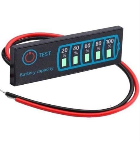 Pil Kapasite Göstergesi 5-30V JX-4615-A3 5 Kademeli 1-8S